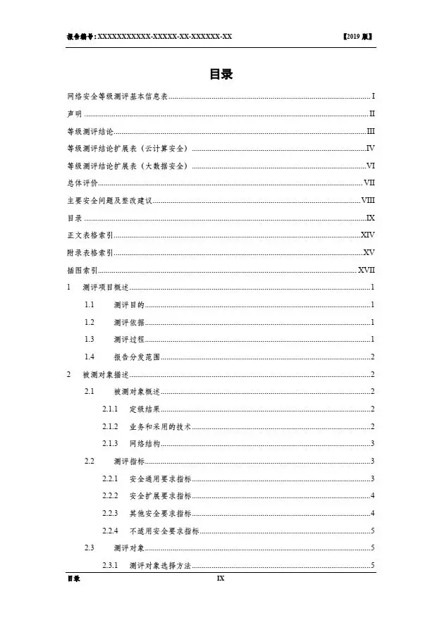 等保2.0測評報(bào)告新模板《網(wǎng)絡(luò)安全等級(jí)保護(hù)測評報(bào)告模板》（附報(bào)告模板）
